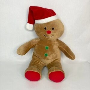 BUILD a Bear Gingerbread Boy 16" Plush 2017 Christmas Holiday Stuffed Animal